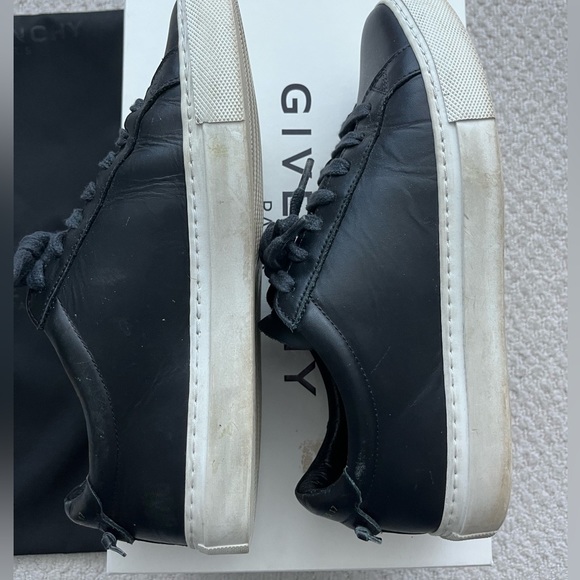 Givenchy Black Leather Sneakers - Picture 5 of 9